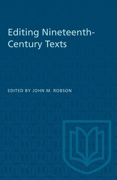 portada Editing Nineteenth-Century Texts (in English)