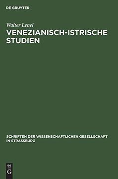 portada Venezianisch-Istrische Studien (in German)