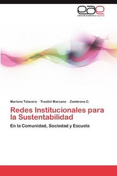 portada redes institucionales para la sustentabilidad (in English)