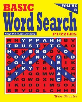 portada BASIC Word Search Puzzles, Vol. 3 (en Inglés)