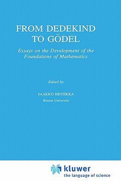 portada from dedekind to g del: essays on the development of the foundations of mathematics (en Inglés)