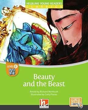 portada Beauty and the Beast + E-Zone: Helbling Young Readers Classics, Level e (en Inglés)