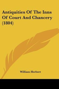 portada antiquities of the inns of court and cha