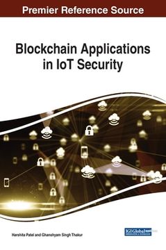 portada Blockchain Applications in iot Security (en Inglés)