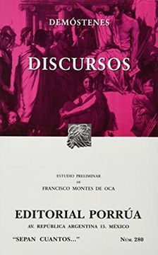 portada Demostenes (Discursos sc 280) (5ª ed) (in Spanish)