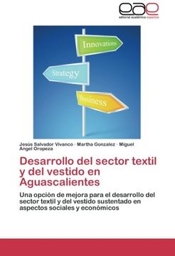 portada Desarrollo del Sector Textil y del Vestido en Aguascalientes: Una Opción de Mejora Para el Desarrollo del Sector Textil y del Vestido Sustentado en Aspectos Sociales y Económicos