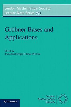portada Gröbner Bases and Applications Paperback (London Mathematical Society Lecture Note Series) (in English)
