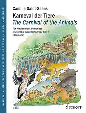 portada The Carnival of the Animals: In a Simple Arrangement for Piano (in German)