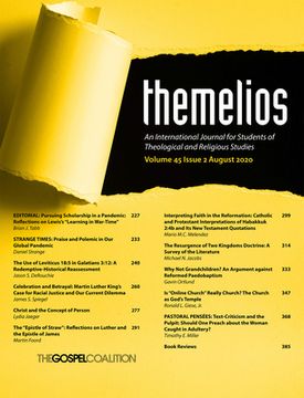 portada Themelios, Volume 45, Issue 2 (en Inglés)