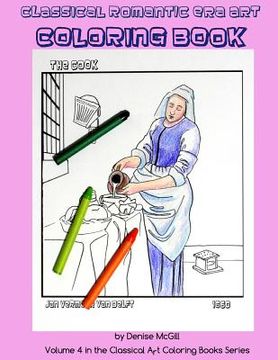 portada Classical Romantic Era Art Coloring Book (in English)