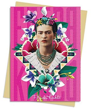 portada Frida Kahlo Pink Greeting Card Pack: Pack of 6 (Greeting Cards) (en Inglés)