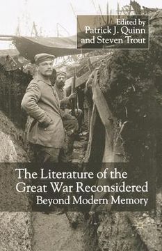portada The Literature of the Great War Reconsidered: Beyond Modern Memory (en Inglés)