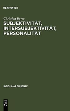 portada Subjektivität, Intersubjektivität, Personalität (in German)