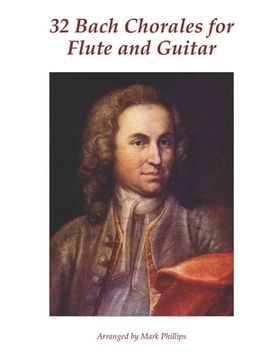 portada 32 Bach Chorales for Flute and Guitar (en Inglés)