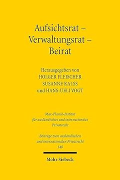 portada Aufsichtsrat - Verwaltungsrat - Beirat: Elftes Deutsch-Osterreichisch-Schweizerisches Symposium, Hamburg, 2.-3. Juni 2022 (en Alemán)