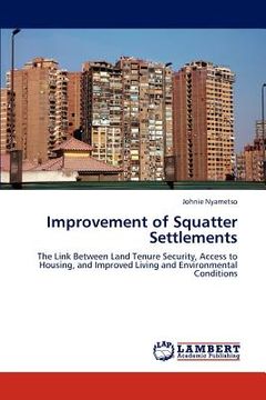 portada improvement of squatter settlements (in English)