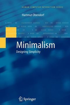 portada minimalism: designing simplicity