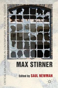 portada Max Stirner (Critical Explorations in Contemporary Political Thought) (en Inglés)
