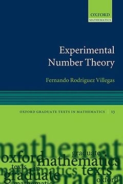 portada Experimental Number Theory (Oxford Graduate Texts in Mathematics) (en Inglés)