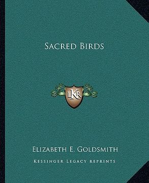 portada sacred birds (en Inglés)