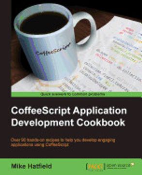 portada Coffeescript Application Development Cookbook (en Inglés)