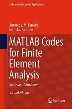 portada Matlab Codes for Finite Element Analysis: Solids and Structures: 157 (Solid Mechanics and its Applications) (en Inglés)