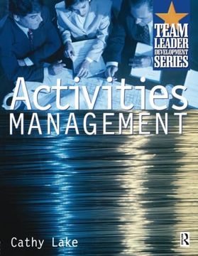 portada Activities Management (Team Leader Development Series) (en Inglés)