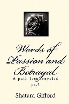 portada words of passion and betrayal (en Inglés)