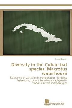 portada diversity in the cuban bat species, macrotus waterhousii (en Inglés)