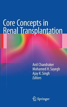 portada core concepts in renal transplantation (en Inglés)