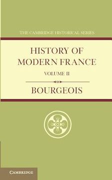 portada History of Modern France: Volume 2, 1852 1913 (Cambridge Historical Series) (en Inglés)