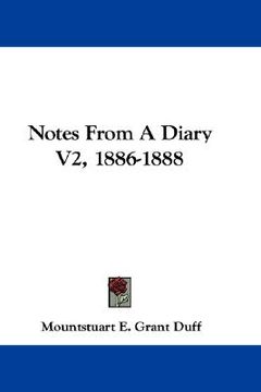 portada notes from a diary v2, 1886-1888 (en Inglés)
