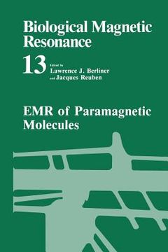 portada Emr of Paramagnetic Molecules (en Inglés)