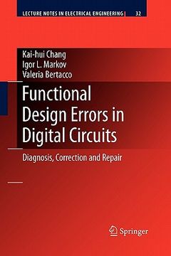 portada functional design errors in digital circuits: diagnosis correction and repair (en Inglés)