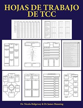 portada Hojas de Trabajo de Tcc: Hojas de Trabajo de tcc Para Terapeutas en Formación: Hojas de Trabajo de Formulaciones, Hojas de Trabajo Para Ciclos.   Y Muchas Otras Fichas y hoj (Cbt Books)