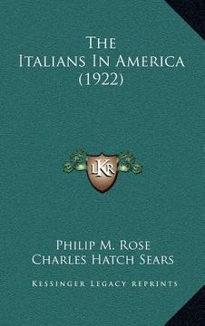 portada the italians in america (1922)