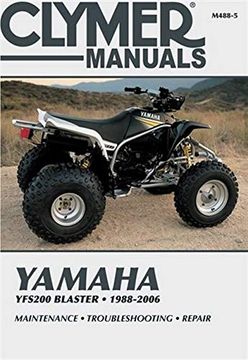portada Yamaha Yfs200 Blaster, 1988-2006: Maintenance * Troubleshooting * Repair (Clymer Powersport) 