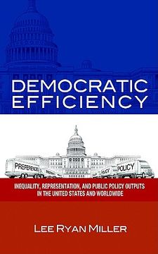 portada democratic efficiency: inequality, representation, and public policy outputs in the united states and worldwide (en Inglés)