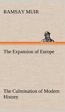 portada the expansion of europe the culmination of modern history (en Inglés)