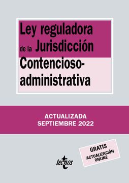 portada Ley reguladora de la Jurisdicción Contencioso-administrativa (en Castellano)