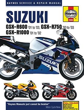 portada Suzuki GSX-R600 '01 to '03, GSX-R750 '00 to '03 & GSX-R1000 '01 to '02 (Haynes Service & Repair Manual)