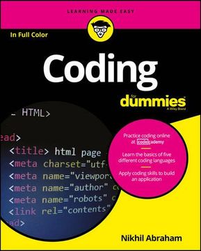 portada Coding For Dummies (For Dummies (Computers)) (in English)