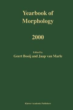 portada yearbook of morphology 2000 (en Inglés)
