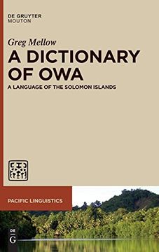 portada A Dictionary of Owa: A Language of the Solomon Islands (Pacific Linguistics [Pl]) (en Inglés)