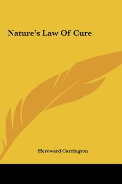 portada nature's law of cure (en Inglés)