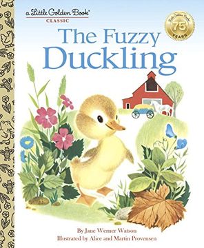 portada The Fuzzy Duckling (Little Golden Book) (en Inglés)