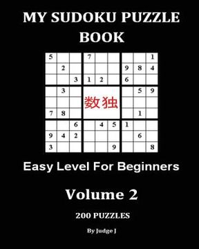 portada My Sudoku Puzzle Book: Easy Level For Beginners V2 (in English)