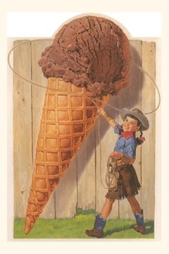 portada Vintage Journal Giant Ice Cream Cone, Cowgirl (in English)