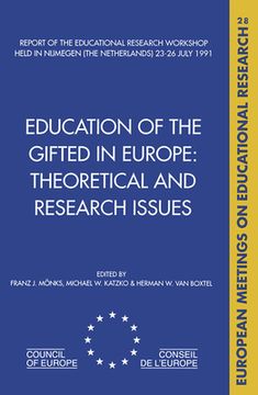 portada Education of the Gifted in Europe