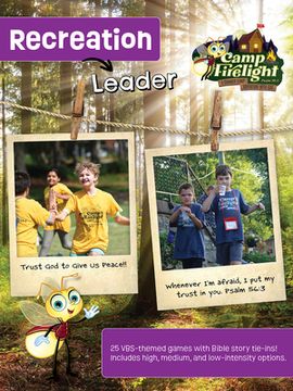 portada Vacation Bible School (Vbs) 2024 Camp Firelight Recreation Leader: A Summer Camp Adventure with God (in English)